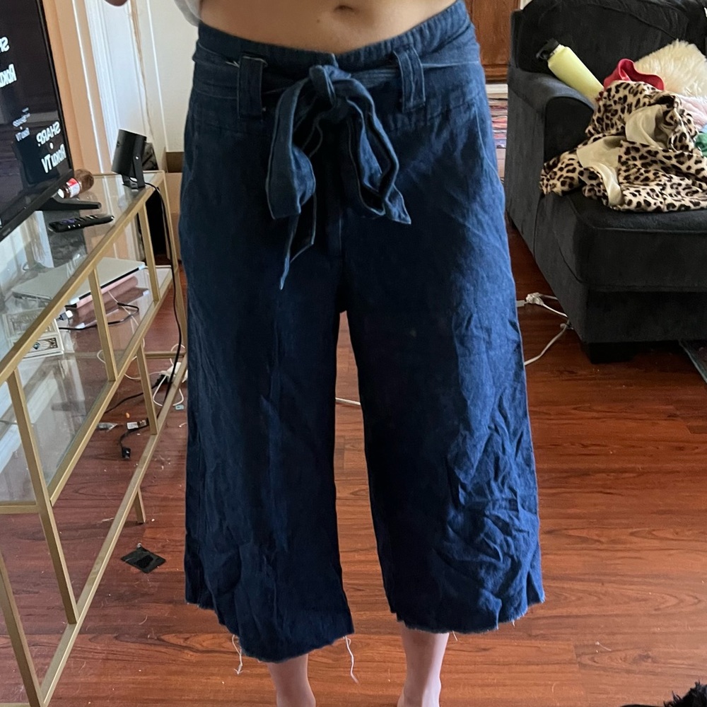 Cooperative Denim High Waisted Culottes